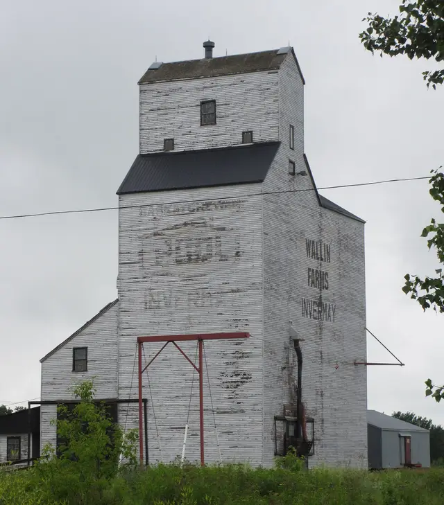 The Invermay grain elevator (Wallin Farms)